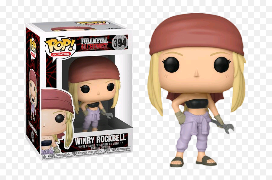 Fullmetal Alchemist Winry Rockbell Pop Vinyl Figure 394 - Funko Pop Winry Rockbell Png,Fullmetal Alchemist Png