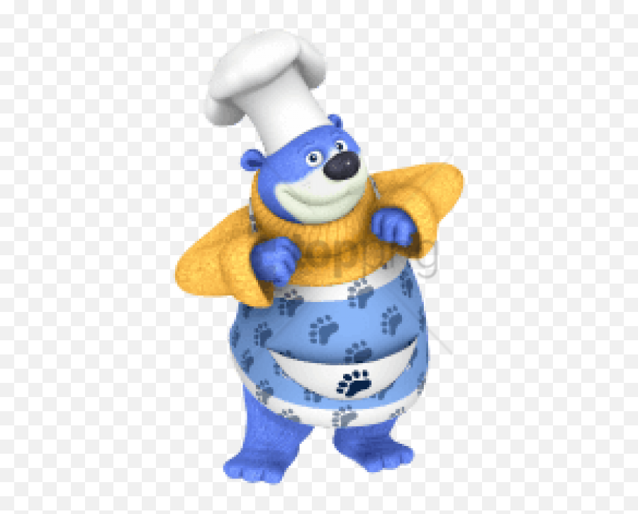 Download Free Png Big Bear Cooking Clipart - Stuffed Toy,Cooking Clipart Png