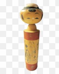 Kokeshi 4 Inch Geisha Under Weeping Willow Tree - Figurine Png,Weeping Willow Png