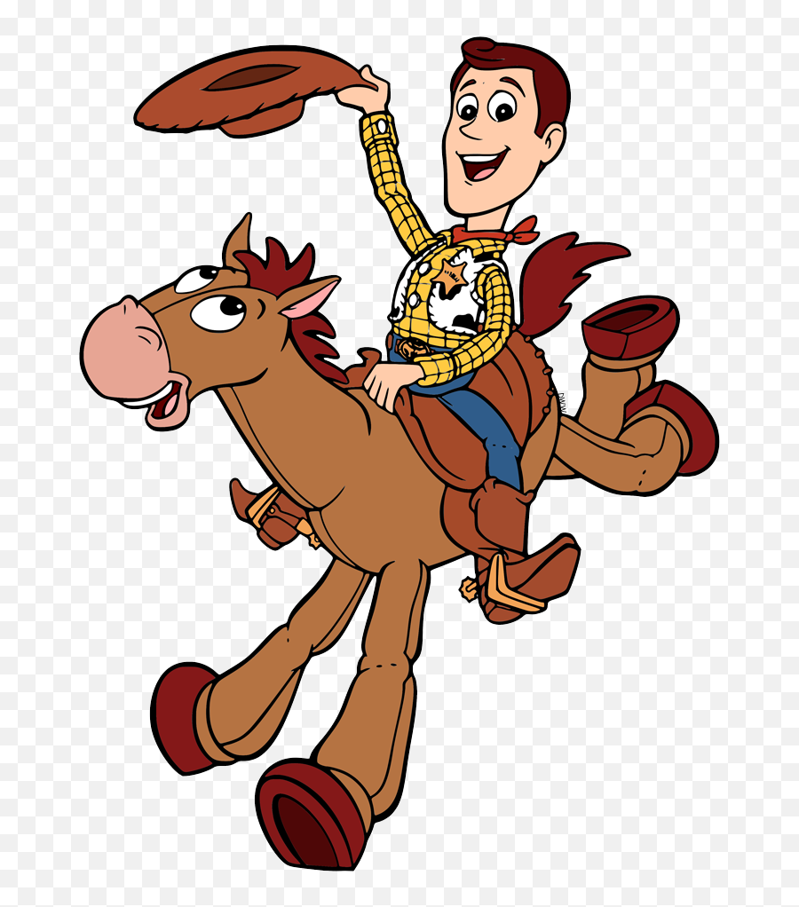 Toy Story Clip Art 4 Disney Galore - Woody Riding Bullseye Toy Story Png,Jessie Toy Story Png