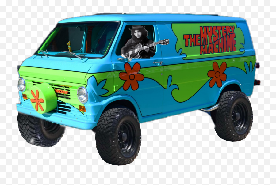 Mysterymachine Jerrygarcia Gratefuldead Hippy Hippievan - Real Life Mystery Machine Png,Mystery Machine Png