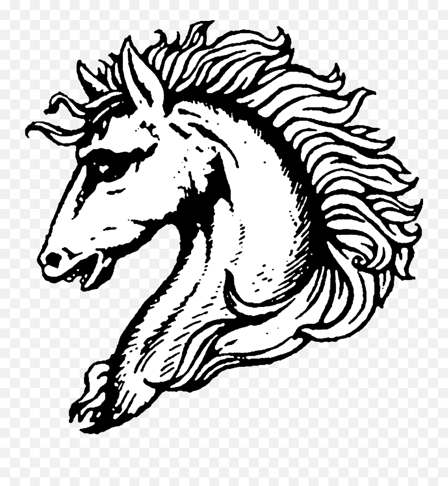 Pen Clipart Head Transparent Free For Download - Coat Of Arms Horse Png,Unicorn Head Png