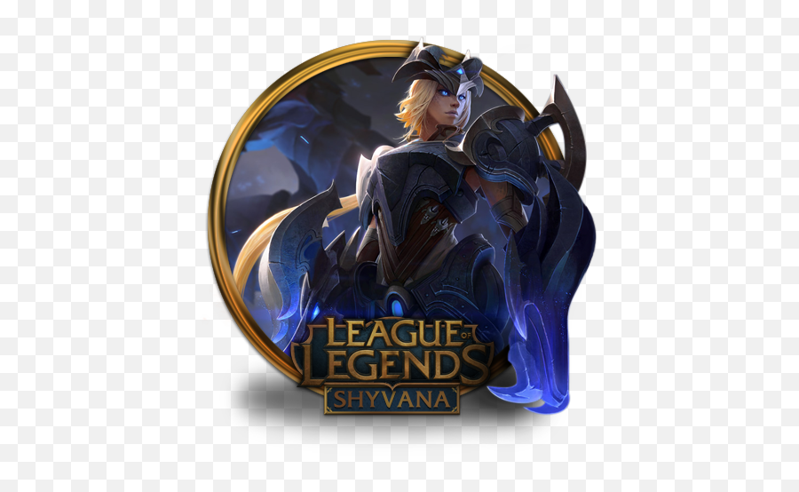 Shyvana Championship Free Icon Of League Legends Gold - Championship Shyvana Png,League Of Legends Png