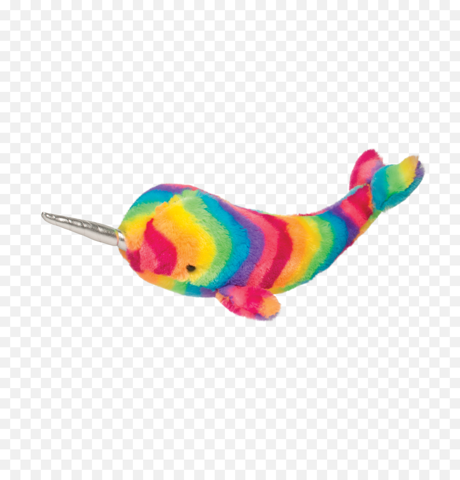 Rainbow Narwhal - Rainbow Narwhal Stuffed Animal Png,Narwhal Png