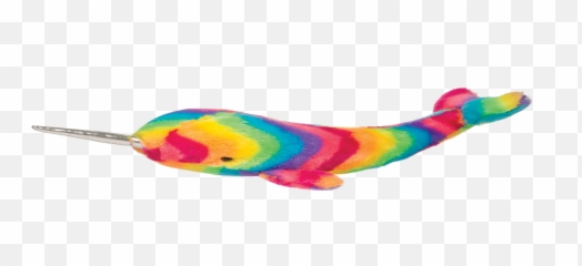Rainbow Narwhal - Rainbow Narwhal Stuffed Animal Png,Narwhal Png