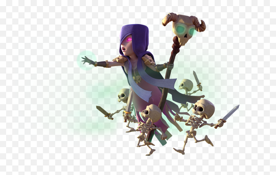 Witch Coc Png 2 Image - Clash Royale Witch Png,Witch Transparent Background