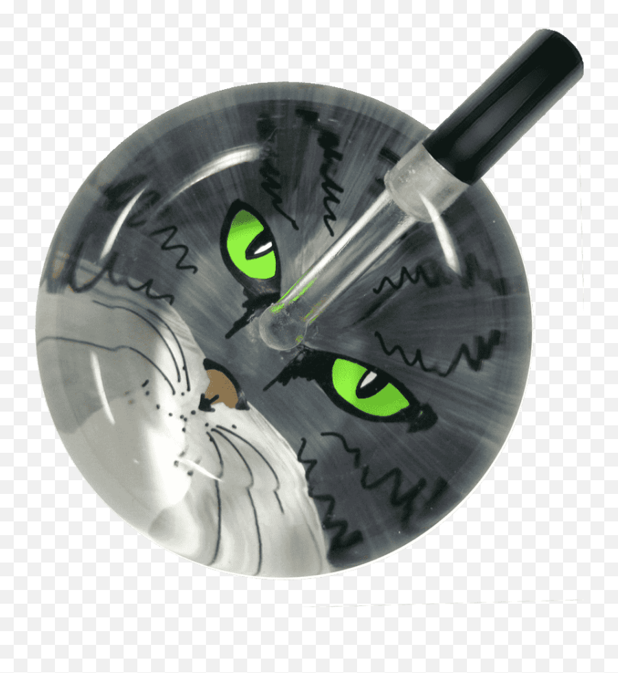 Tabby Cat Eyes - Ultrascope Single Stethoscope Custom Painted Quartz Clock Png,Cat Eyes Png