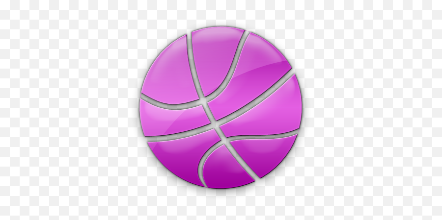 Girls Basketball Clipart Black And White Library - Pink Basketball Transparent Background Png,Basketball Clipart Png