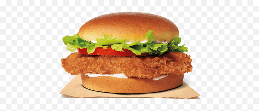 Crispy Chicken - Burger King Chicken Sandwich Png,Burger King Png
