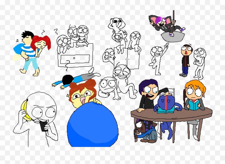Pixilart - Party People By Jaredbelmont Portable Network Graphics Png,Party People Png