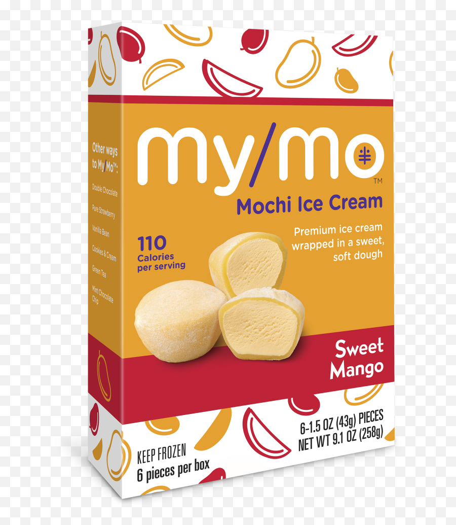 Sweet Mango Mochi Ice Cream - Chocolate Mochi Ice Cream Png,Mochi Png