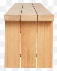Outdoor Wood Bench - Plywood png