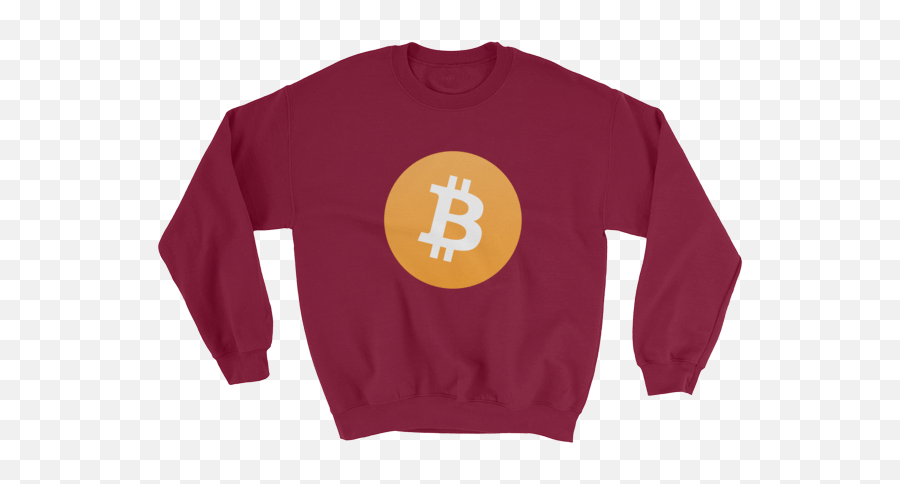 Bitcoin Logo Sweatshirt - Cup Of Tae Bts Png,Bitcoin Logo