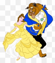 Png - Belle And The Beast Dancing,Beauty And The Beast Transparent