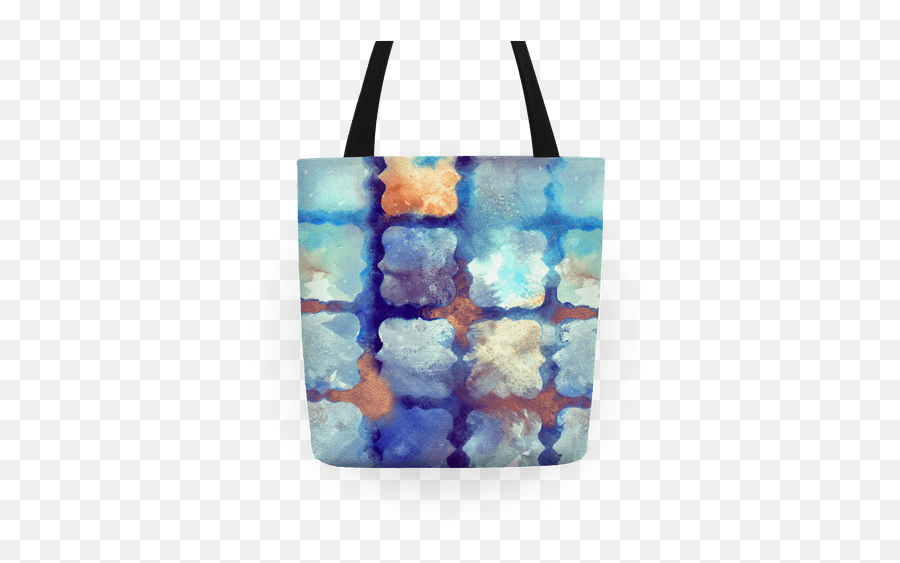 Watercolor Rainbow Texture Pattern Totes Lookhuman - Tote Bag Png,Watercolor Texture Png