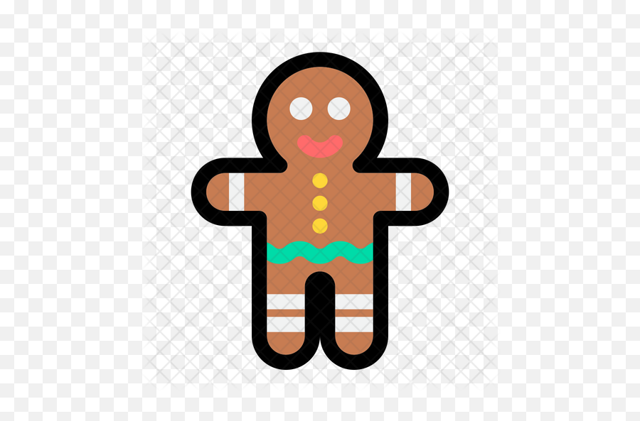 Gingerbread Man Icon - Clip Art Png,Gingerbread Man Png