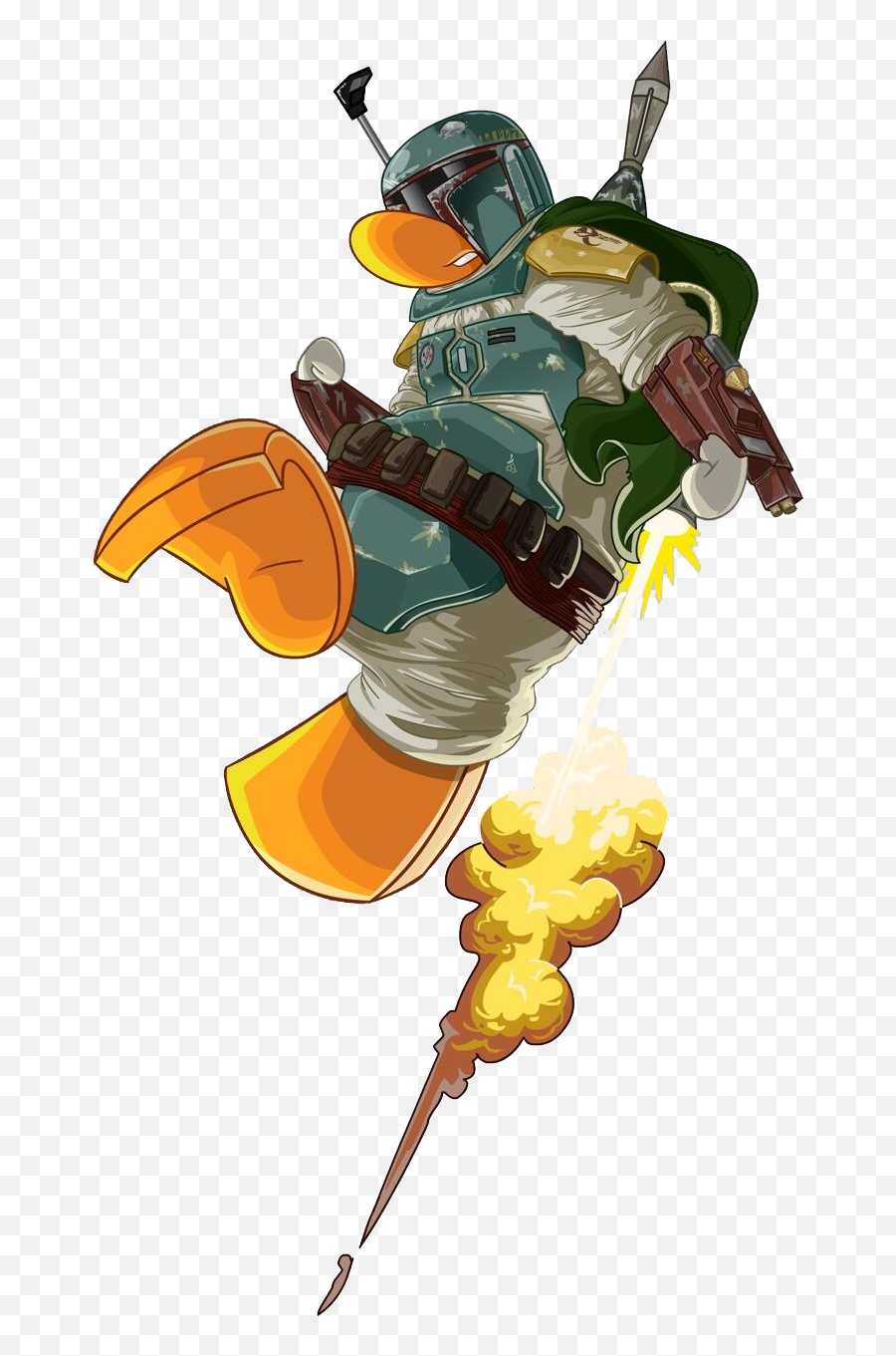 Download Boba Fett - Club Penguin Marvel Personajes Full Club Penguin Personaje Png,Boba Fett Png