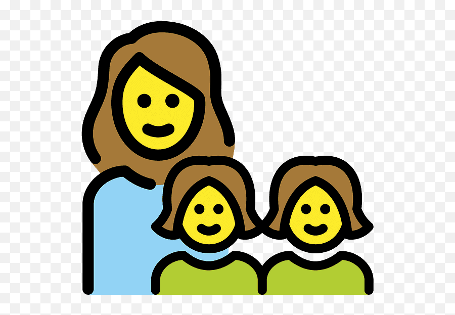 Family Woman Girl Emoji Clipart Free Download - Cathédrale Png,Girl Emoji Png