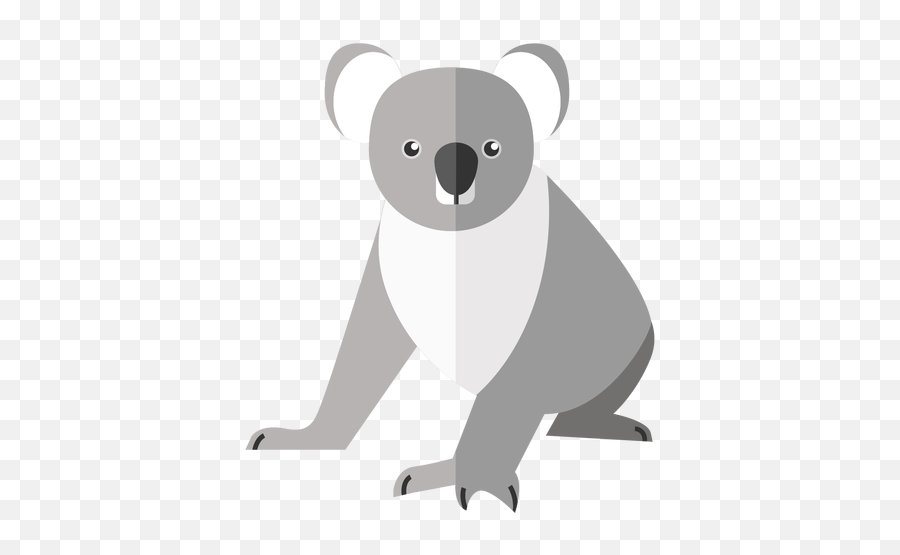 Koala Leg Ear Nose Flat - Transparent Png U0026 Svg Vector File Koala,Koala Bear Png