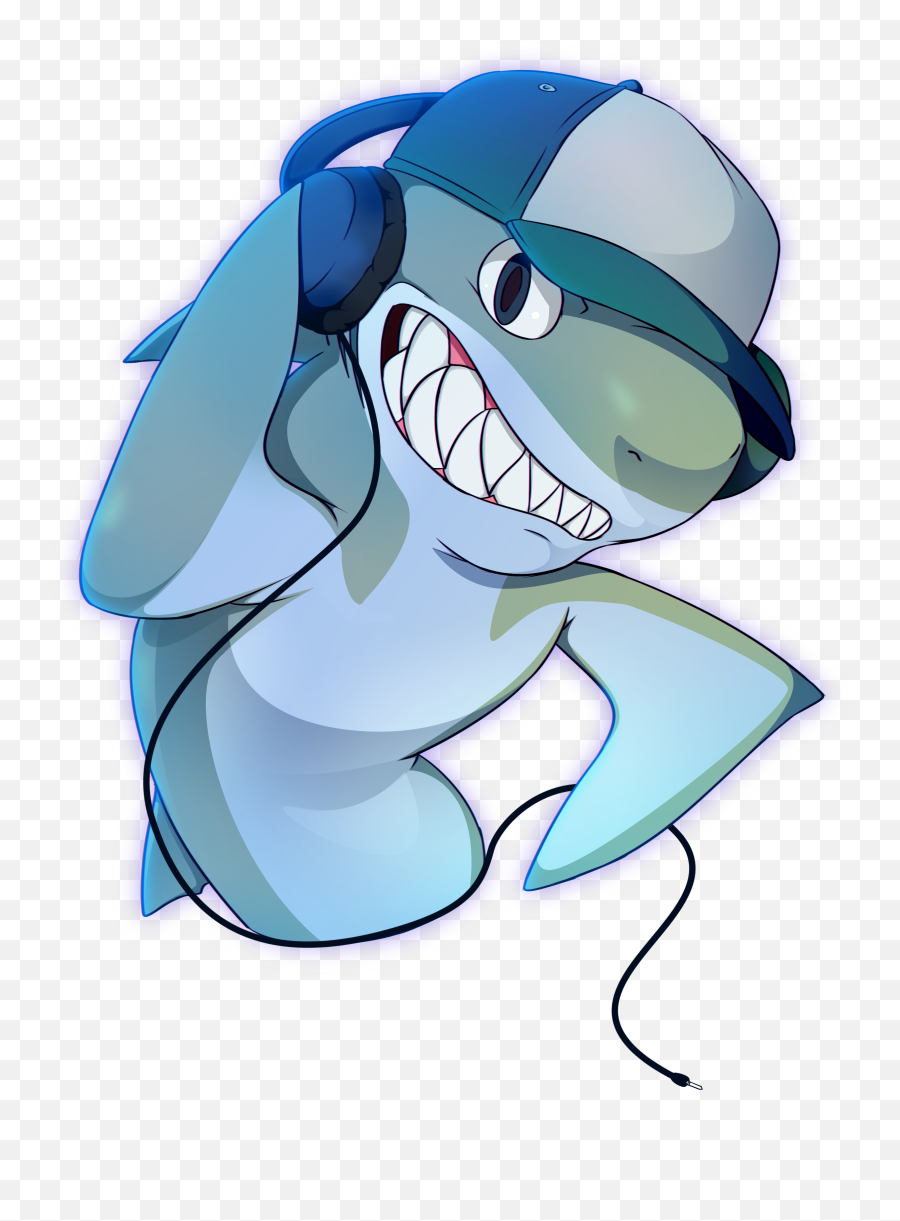 Download Frosty Shark Character - Cartoon Png Image With No Tiburon Con Gafas Animado Png,Frosty Png