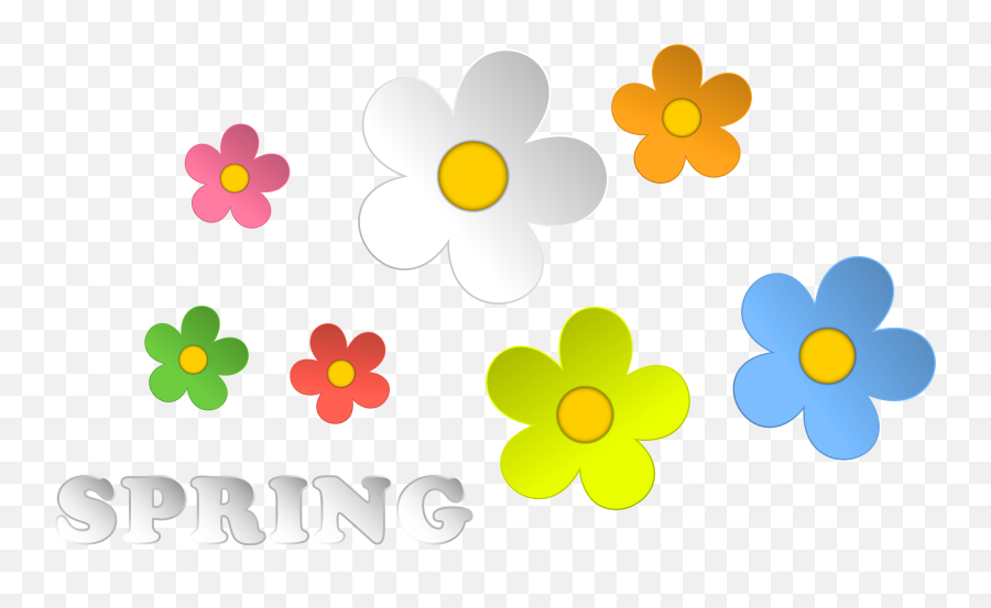 Spring And Flowers Decor Png Clipart - Spring Border Clipart,Spring Flowers Png