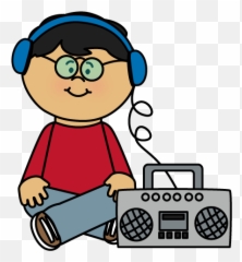 Clip Arts Related To - Listening Music Clipart 470x470 png
