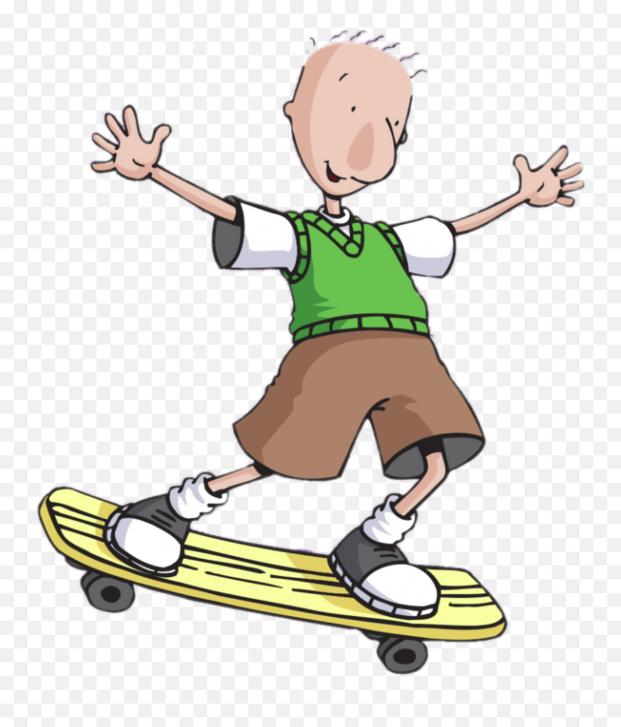 Doug - Cartoon Png,Skateboarder Png - free transparent png images -  