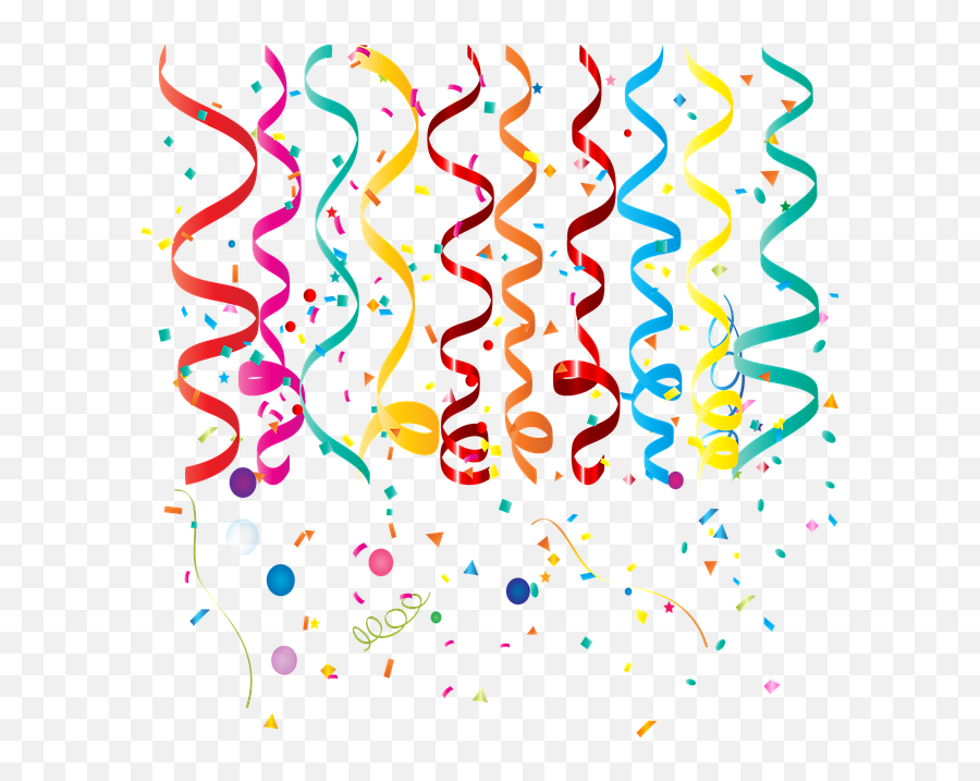 Confetti Party Streamers - Free Image On Pixabay Birthday Streamers Clipart Png,Confeti Png