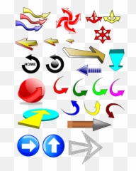 Mixed Arrows Png Clip Arts For Web - free