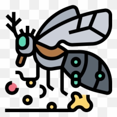 Bacteria Flies Fly Virus Icon - Dot png