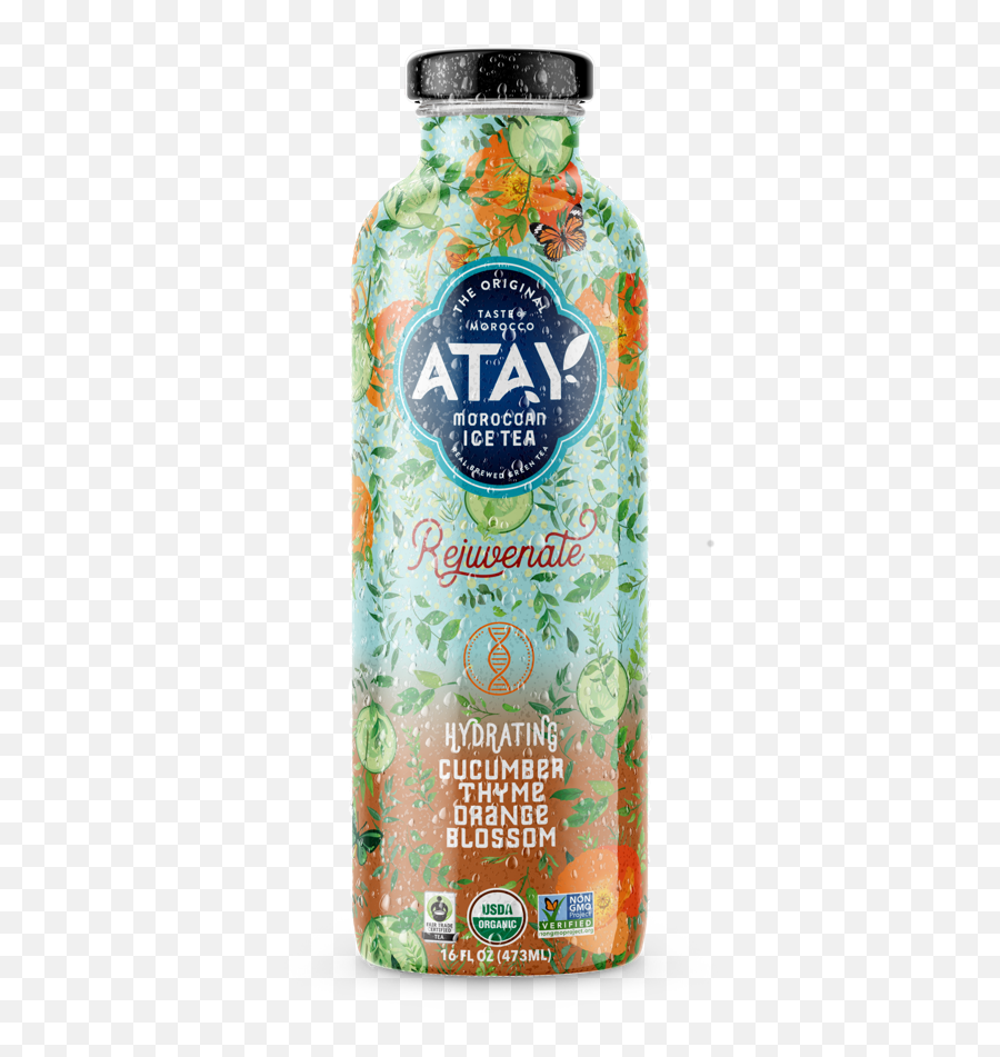 Hydrating Cucumber Thyme Orange Blossom Pack Of 8 U2014 Atay Tea Png
