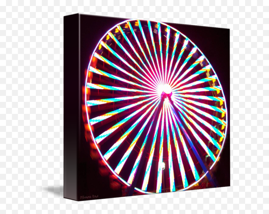 Ferris Wheel In Motion By Shawna Rowe - Police Png,Ferris Wheel Png