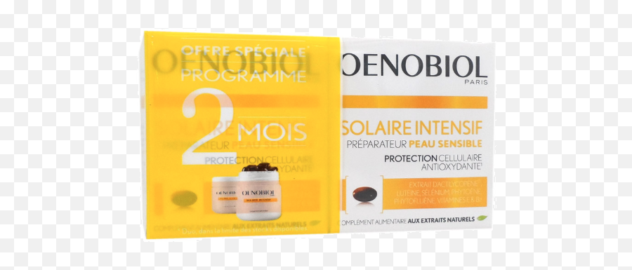 Oenobiol Solaire Intensif Nutriprotection Double Pack U2013 2 X - Oenobiol Png,Solaire Png