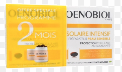 Oenobiol Solaire Intensif Nutriprotection Double Pack U2013 2 X - Oenobiol Png,Solaire Png