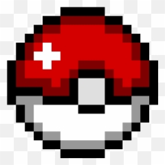 Pixilart - Pokeball by RaineConcepcion Pixel Art Png