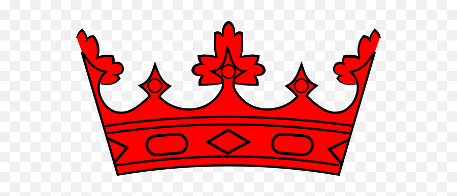 Download Crown Clip Art - Black And Red King Crown Transparent Png,Cartoon Crown Png
