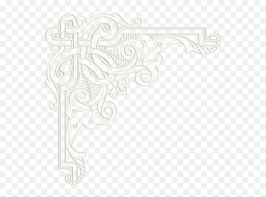 White Lace Corner Png Image With No - White Corner Border Png,White Lace Png