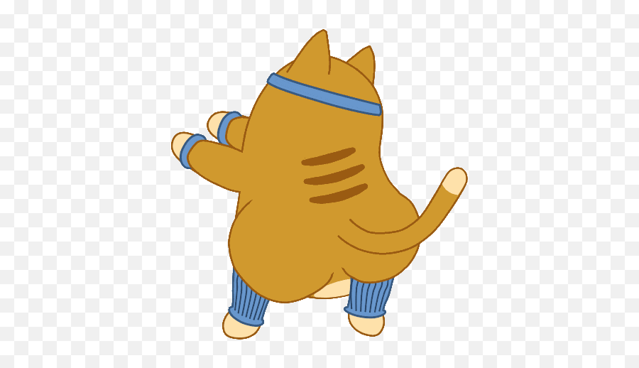 Pin - Transparent Background Transparent Exercise Gif Png,Dancing Cat Gif Transparent