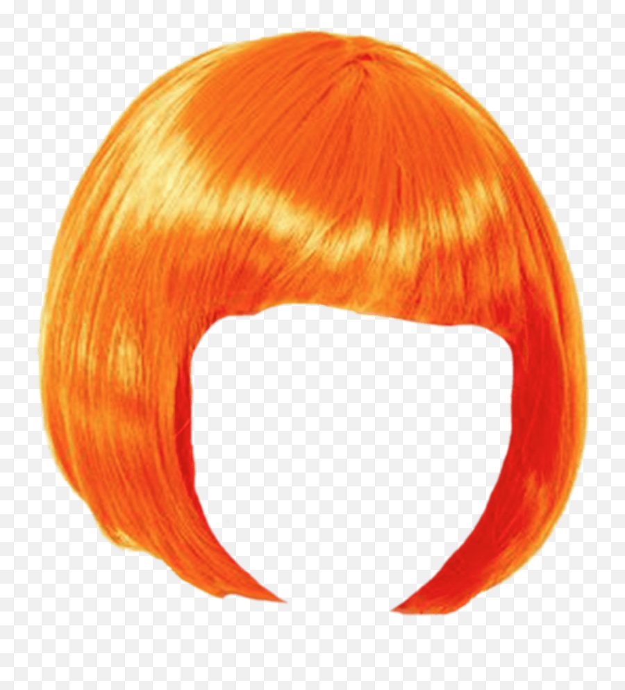 Wig Orange Bob Transparent Png - Bob Wig Png,D20 Transparent Background