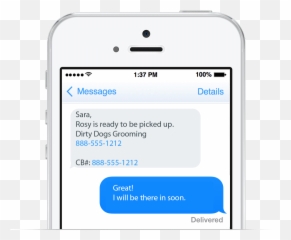 Groomsoft Grooming Software Sms Text Messaging - Free Message png