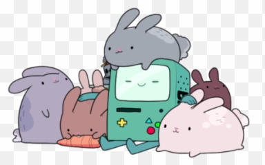 Adventure Time Bmo And Bunnies Hora De Aventuras Y - Adventure Time Aesthetic Bmo Png,Bmo Png