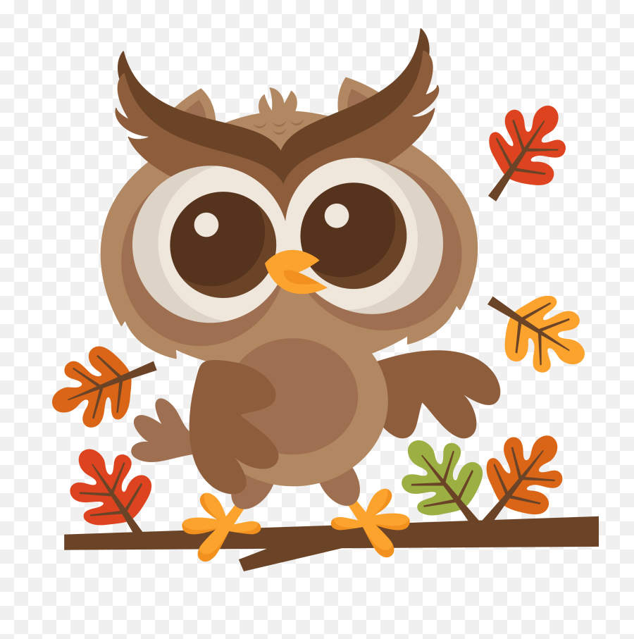 Clipart Owl Thanksgiving - Fall Clip Art Png,Thanksgiving Clipart Transparent
