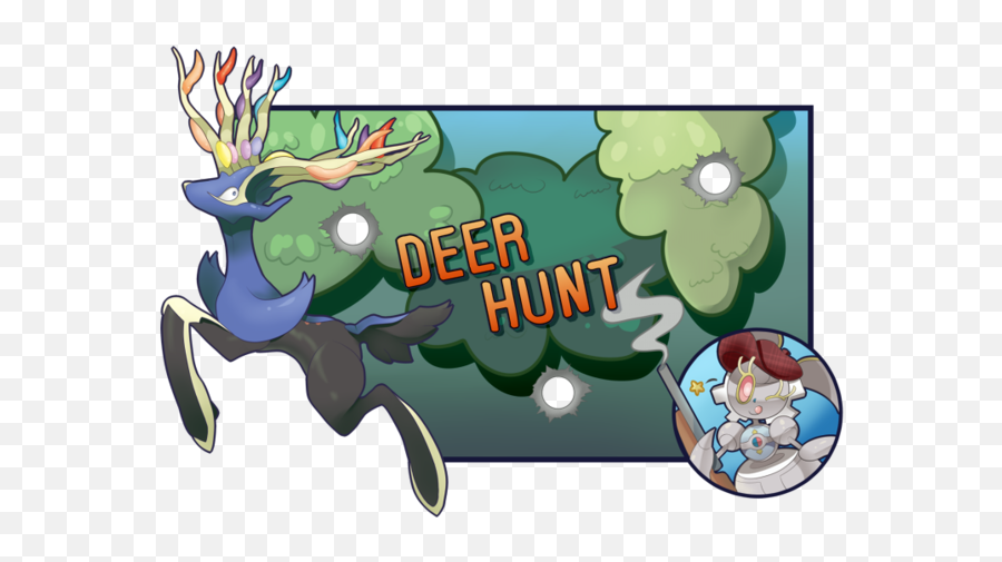 Deer Hunt - Fictional Character Png,Xerneas Png