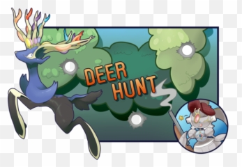 Deer Hunt - Fictional Character Png,Xerneas Png