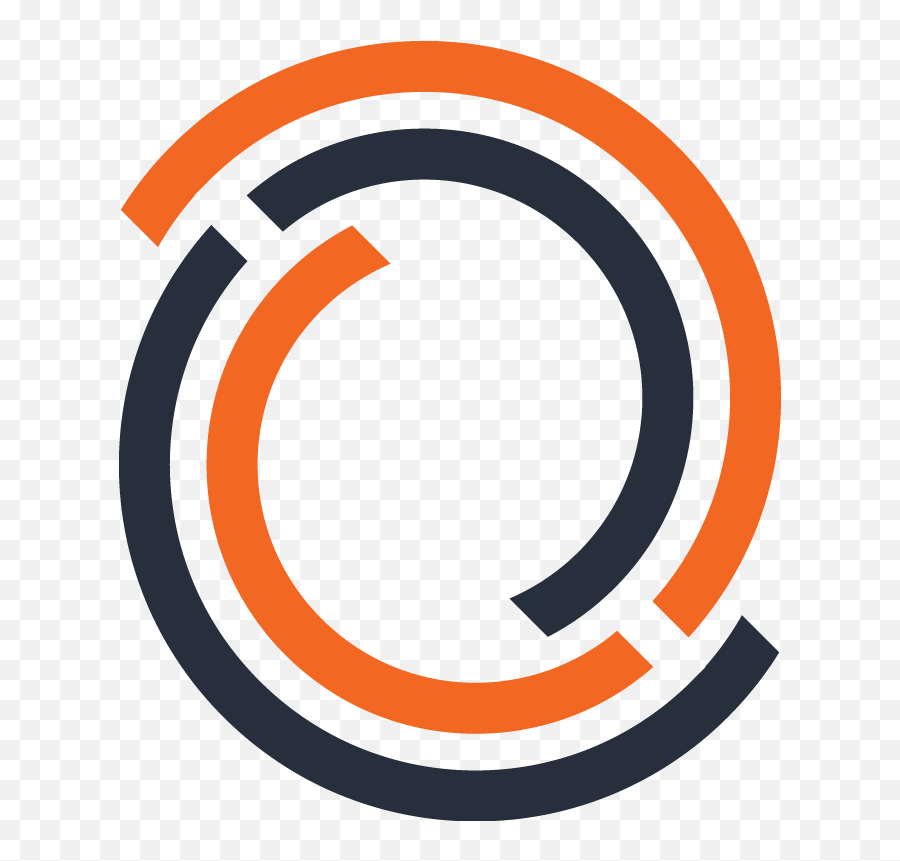 Download Hd Black Orange Diagonal Line - Orange Blue Round Logo Png,Round Logo