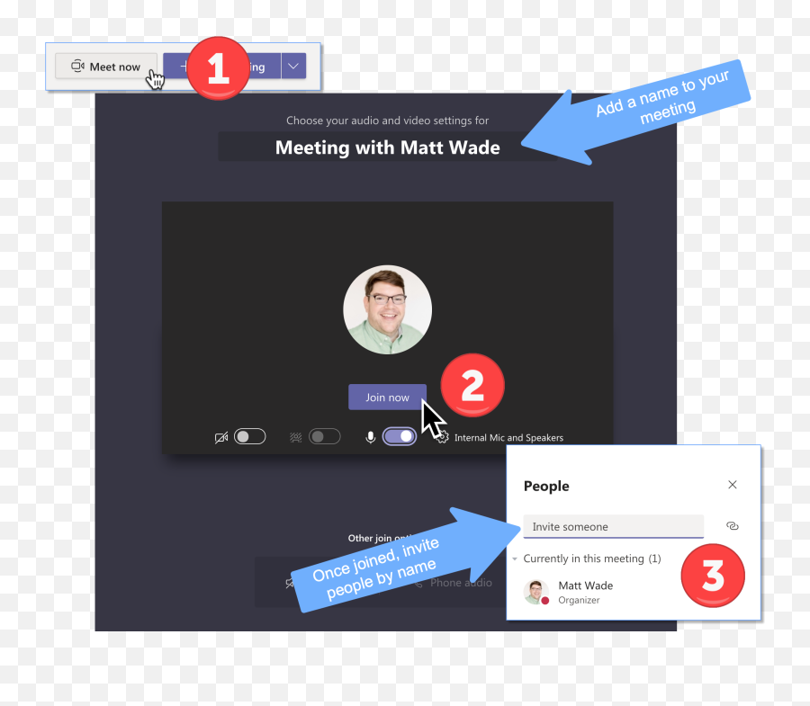 How To Schedule A Meeting In Microsoft Teams Jumpto365 Blog - Meeting Starts We Ll Let People Know You Re Waiting Png,Mic And Refresh Icon Bottom Right