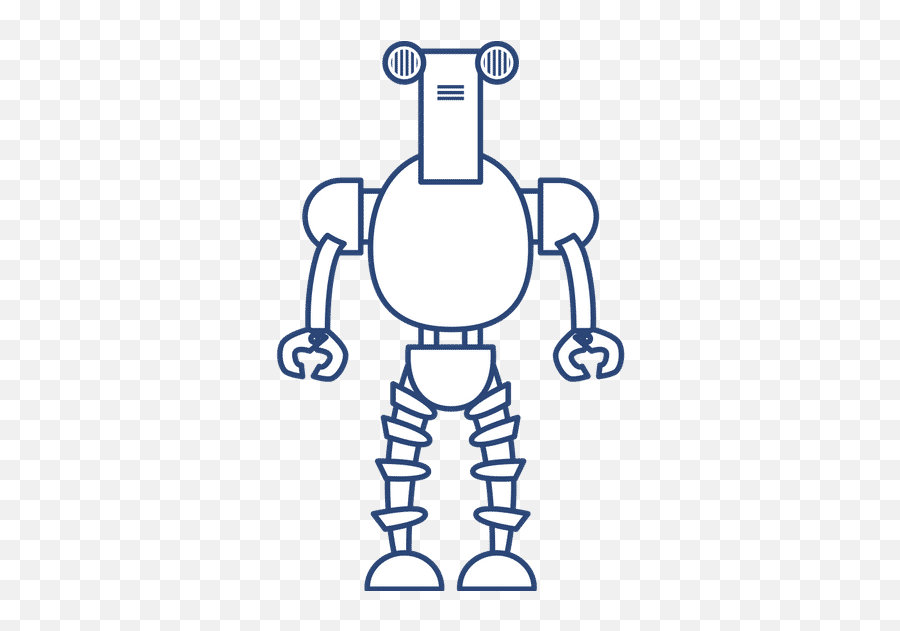 Humanoid Robot Line Style Icon - Canva Dot Png,Humanoid Icon