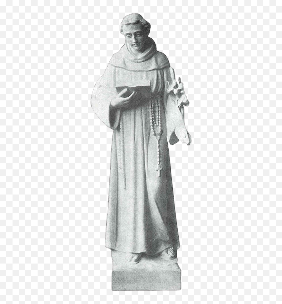 St Anthony Marble Statue I - Classical Sculpture Png,Saint Anne Icon