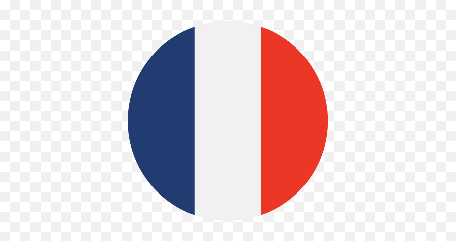 French Language - France Flag Circle Png,French Flag Icon
