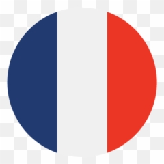 French Language - France Flag Circle png